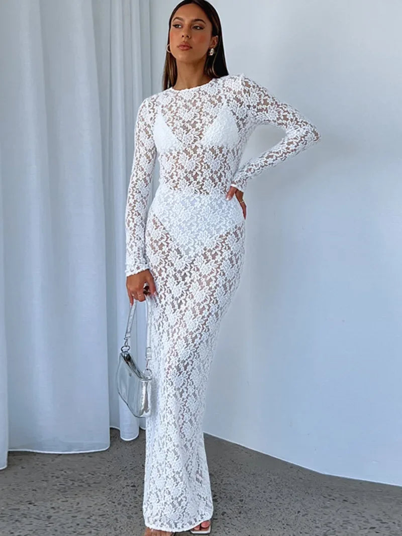 שמלת תחרה דגם שרית