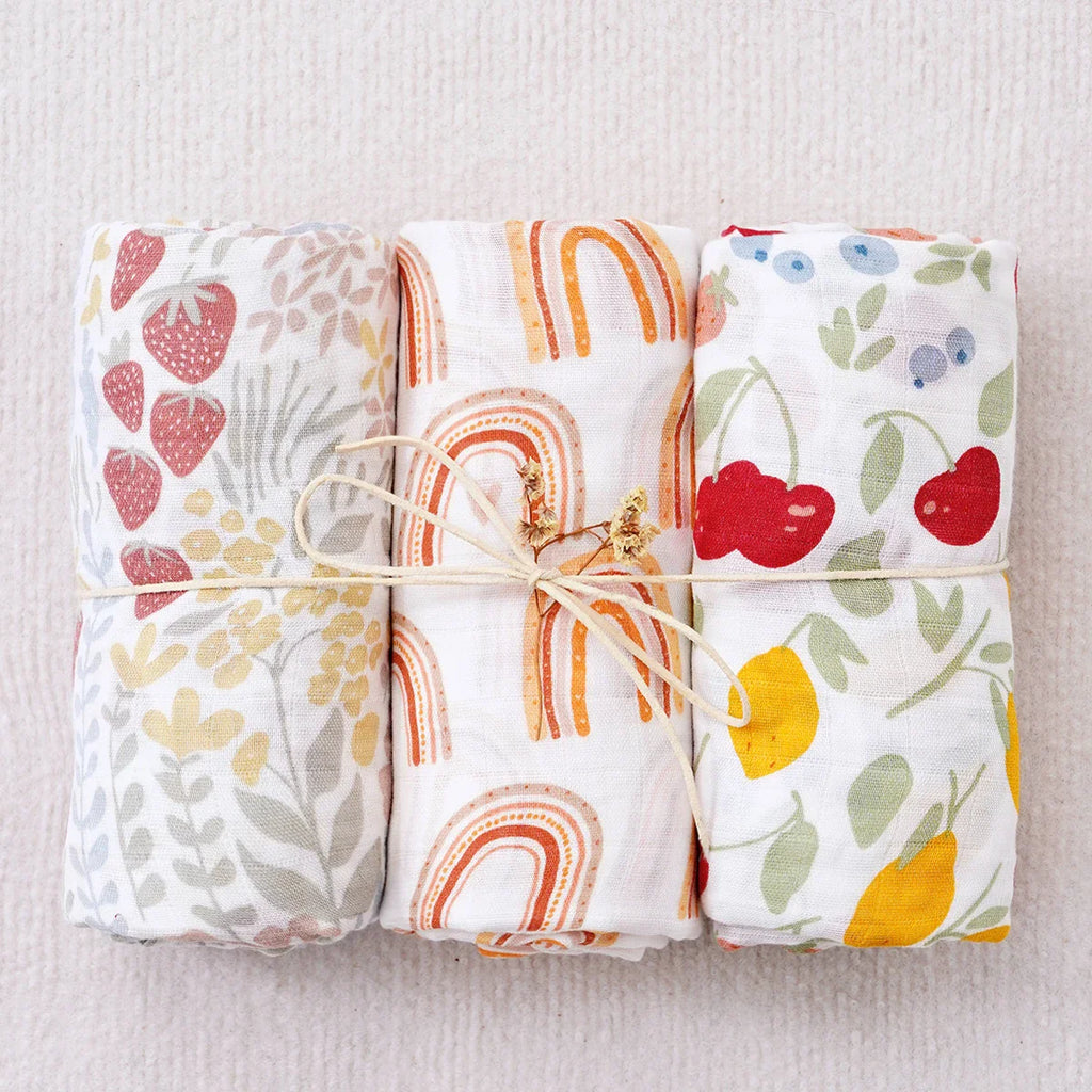 סט 3 שמיכות במגוון עיצובים