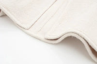 Alysha מעיל צמר בגזרת וי עם אבזמים