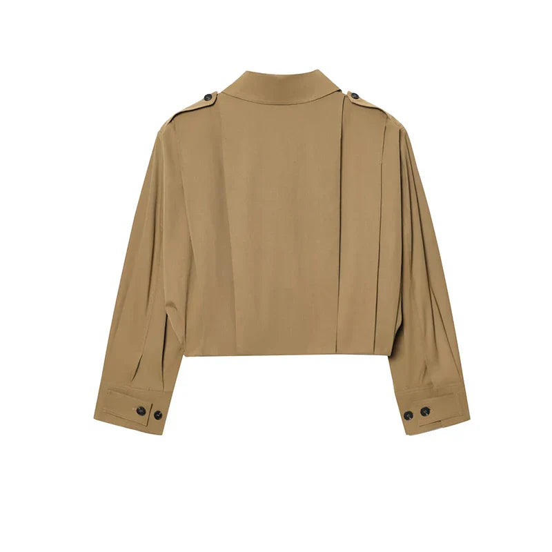 Duke ג'קט קצר פליסה אופנתי