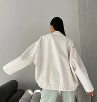 Crane מעיל אוברסייז עם כיסים