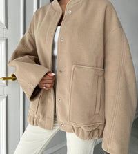 Crane מעיל אוברסייז עם כיסים