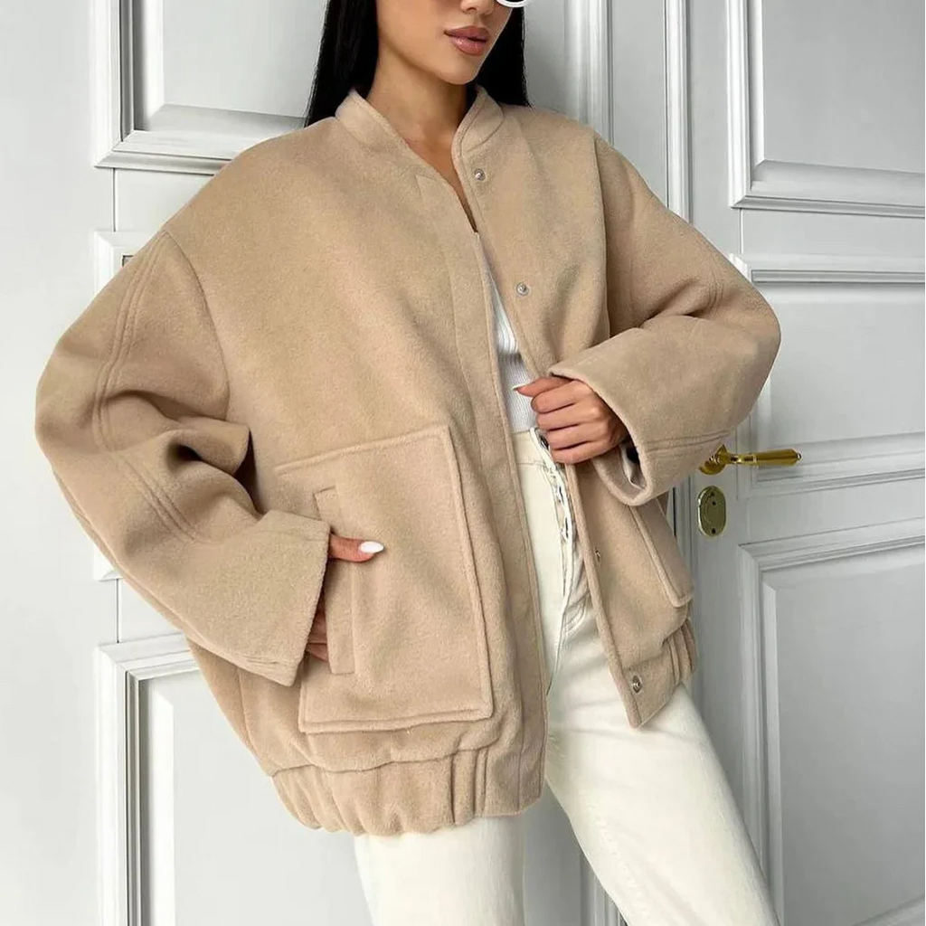 Crane מעיל אוברסייז עם כיסים