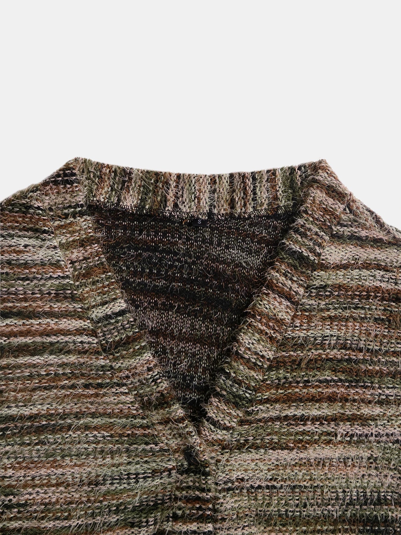 Ashton קרדיגן פסים רך בגזרת אוברסייז