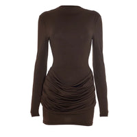 שמלת מיני מחטבת דגם יהלי