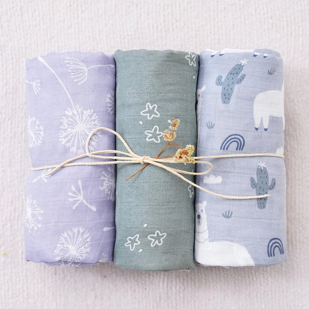 סט 3 שמיכות במגוון עיצובים